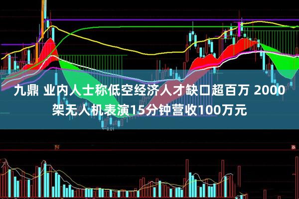 九鼎 业内人士称低空经济人才缺口超百万 2000架无人机表演15分钟营收100万元